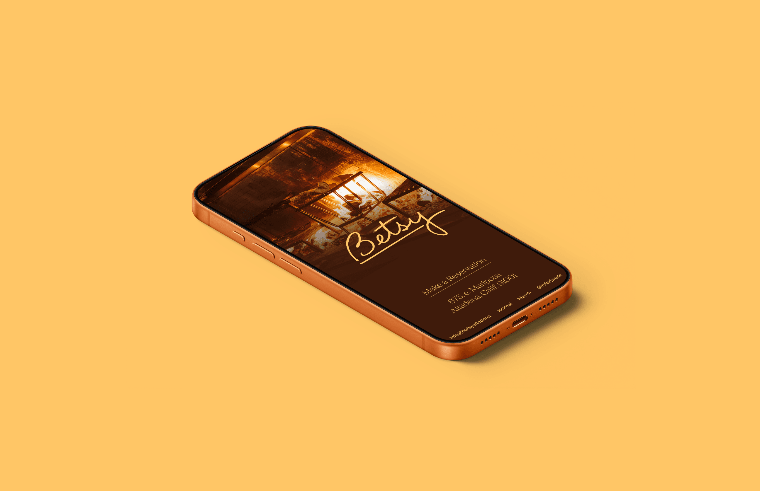 Betsy Altadena - Art Direction & Website Development